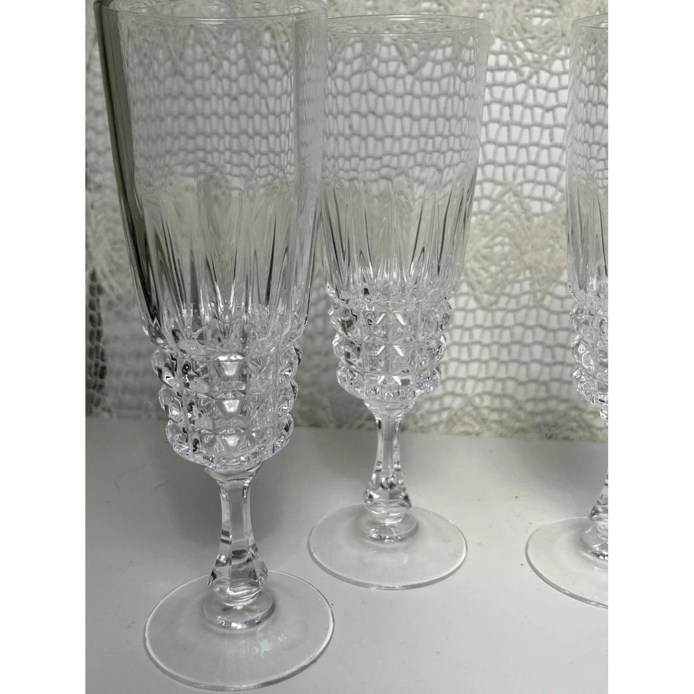 Cristal d'Arques Pompadour Champagne Flute 7